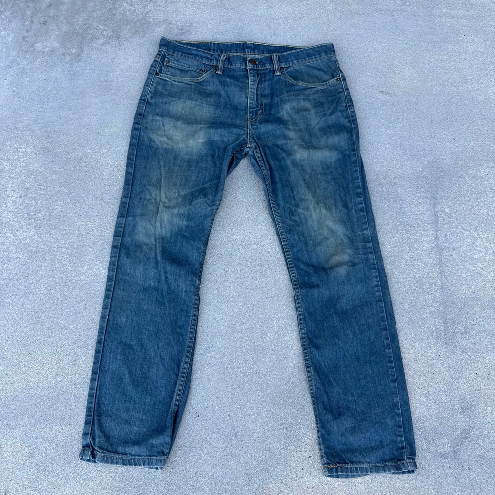 Levi's 511 Slim Fit Jeans Mens 34x30 Medium Wash Blue Denim Stretch Pants